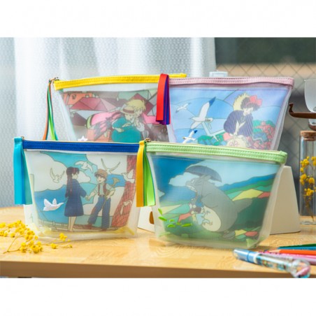 Accessories - Transparent Pouch embroidered - Howl's Moving Castle