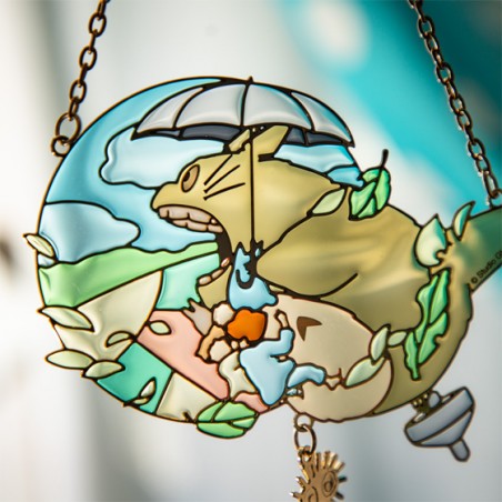 Décoration - Attrape-soleil vitrail Totoro - Mon Voisin Totoro