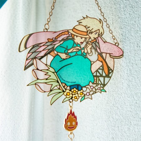 Décoration - Sun catcher Stained glass Sophie & Hauru - Howl's Moving Castle