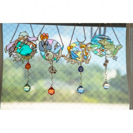 Décoration - Sun catcher Stained glass Sophie & Hauru - Howl's Moving Castle