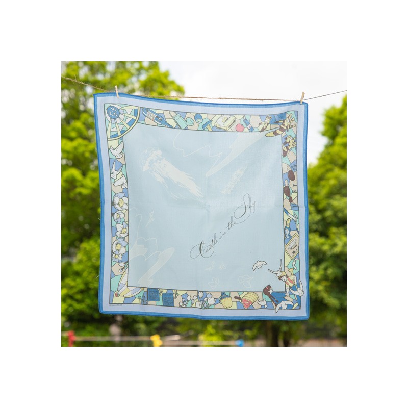 Textil - Pañuelo Blue Wind Road - El castillo en el cielo