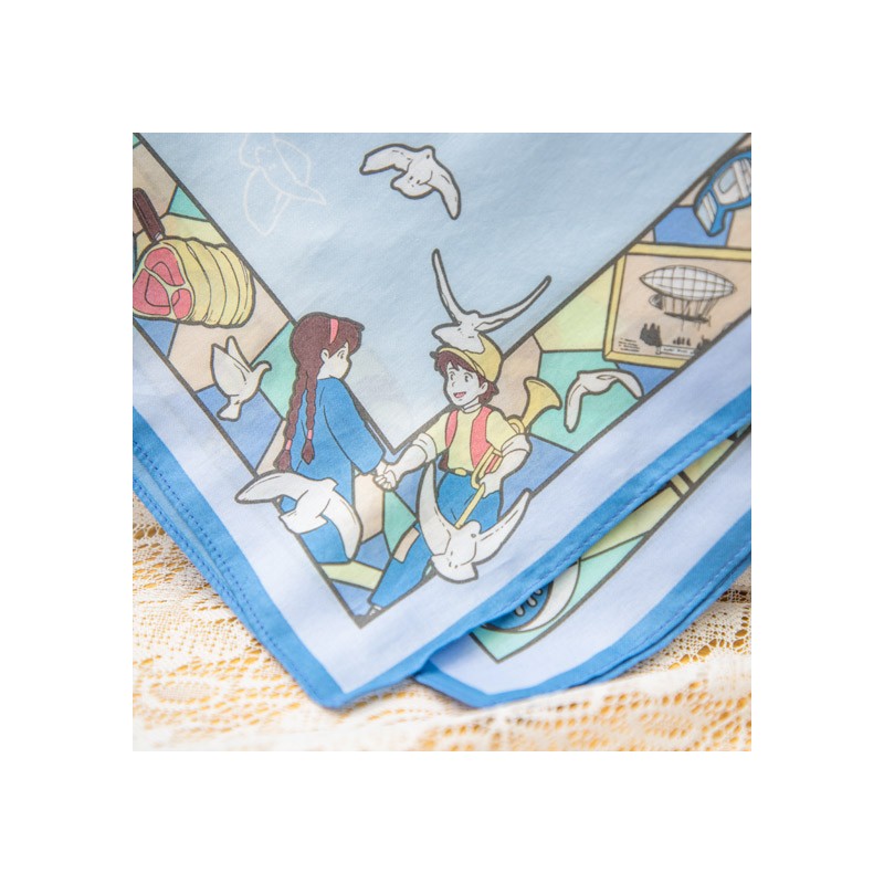 Textil - Pañuelo Blue Wind Road - El castillo en el cielo