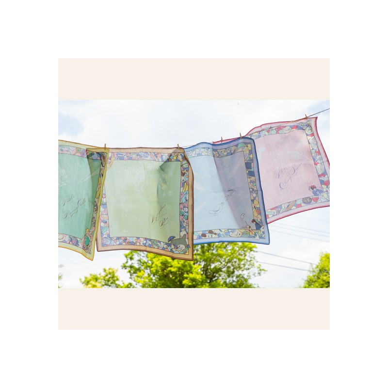 Textil - Pañuelo Blue Wind Road - El castillo en el cielo