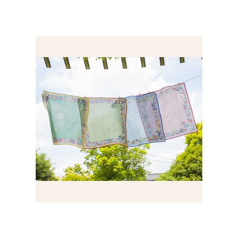 Textil - Pañuelo Blue Wind Road - El castillo en el cielo