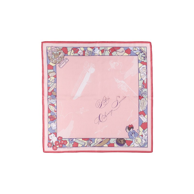 Textil - Pañuelo Chemin du vent rojo - Nicky, la aprendiz de bruja