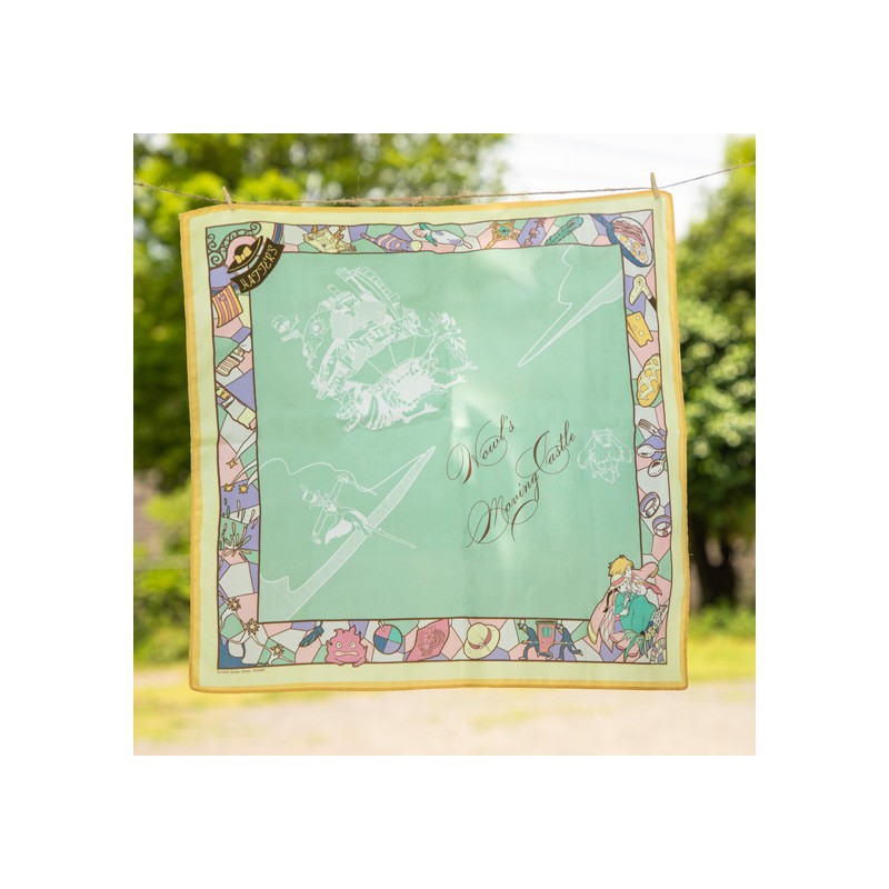 Textil - Chemin du vent pañuelo verde oscuro - El castillo ambulante