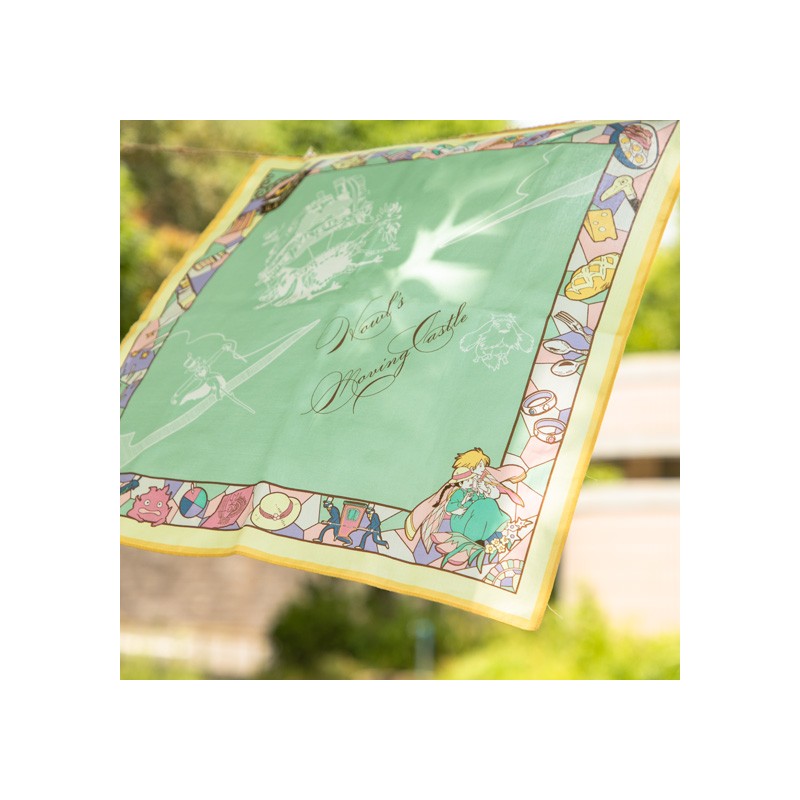 Textil - Chemin du vent pañuelo verde oscuro - El castillo ambulante