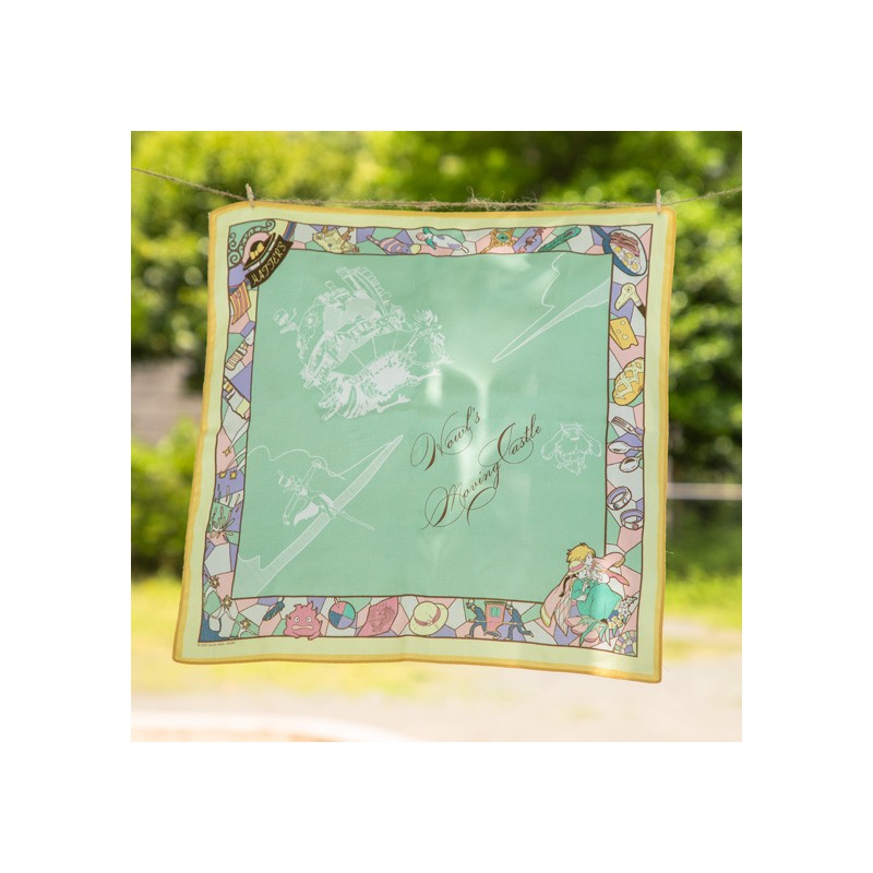 Textil - Chemin du vent pañuelo verde oscuro - El castillo ambulante