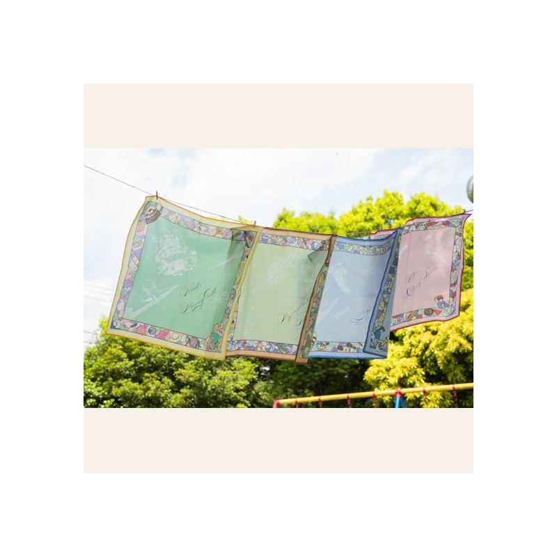 Textil - Chemin du vent pañuelo verde oscuro - El castillo ambulante