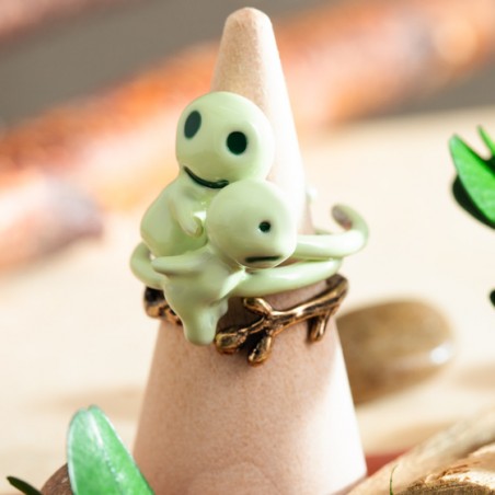 Jewellery - Three Ring set Kodama - Princess Mononoke