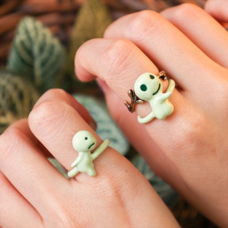 Jewellery - Three Ring set Kodama - Princess Mononoke