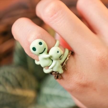 Jewellery - Three Ring set Kodama - Princess Mononoke