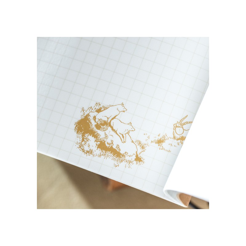 Notebooks and Notepads - Notebook B6 animals in the forest - Princess Mononoke