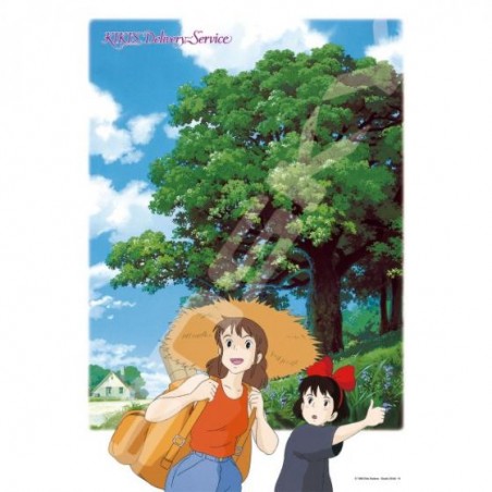 Jigsaw Puzzle - Puzzle 500P Kiki and Ursula hitchhiking - Kiki’s Delivery Service