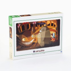 Rompecabezas - Puzzle 1000P Gatobus en la noche - Mi vecino Totoro