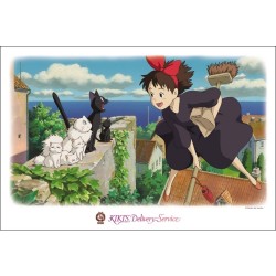 Jigsaw Puzzles - Puzzle 1000P Kiki and the cats - Kiki’s Delivery Service