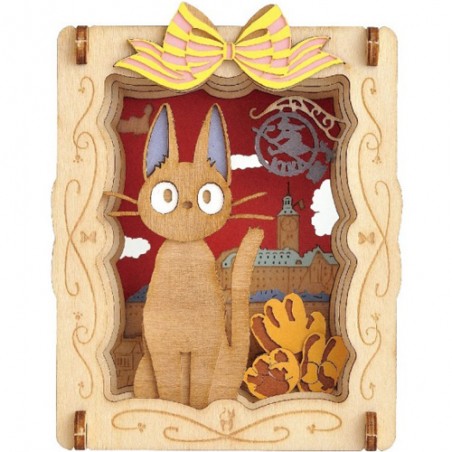 Arts and crafts - Paper Theater Wood Style Jiji Bakery - Kiki’s Delivery Service