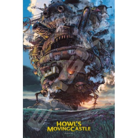 Jigsaw Puzzle - Deluxe Foil Puzzle 1000P Movie Poster - Howl’s Moving Castle