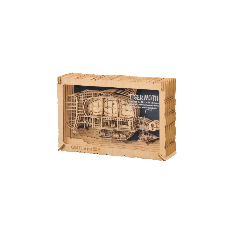 Théâtres de papier - Théâtre de papier Style bois Tiger Moth - Le Château dans le ciel
