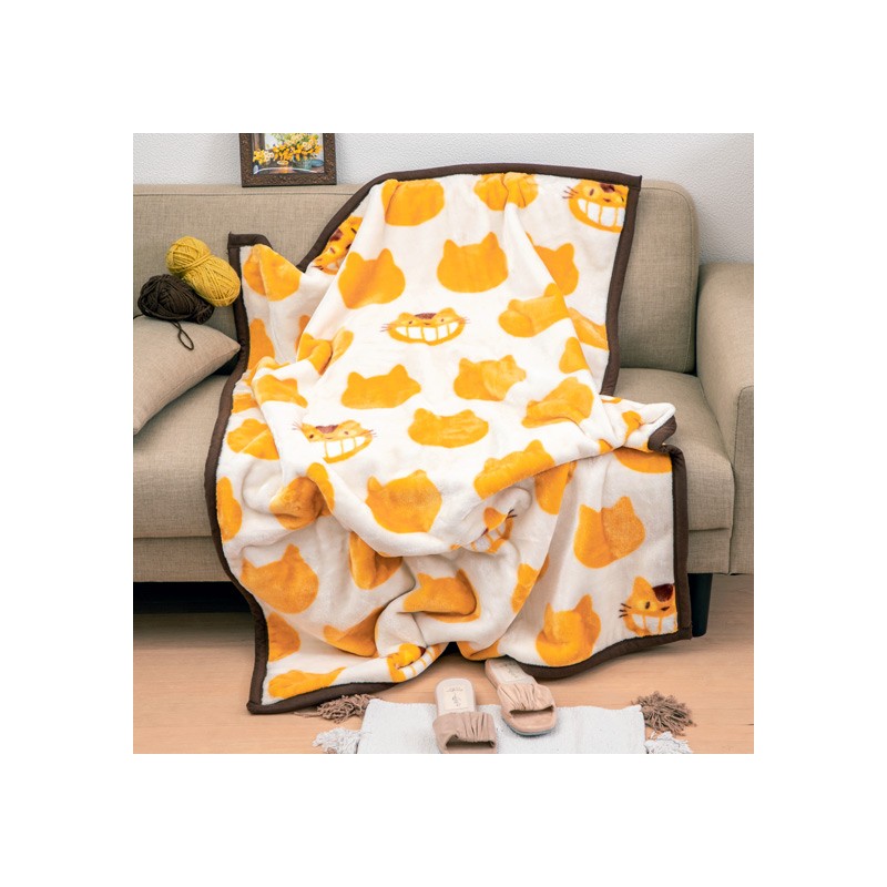 Household linen - Blanket Catbus Silhouette 100x140 cm - My Neighbor Totoro