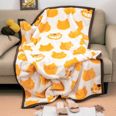 Linge de maison - Couverture Silhouette Chatbus 100x140 cm - Mon Voisin Totoro