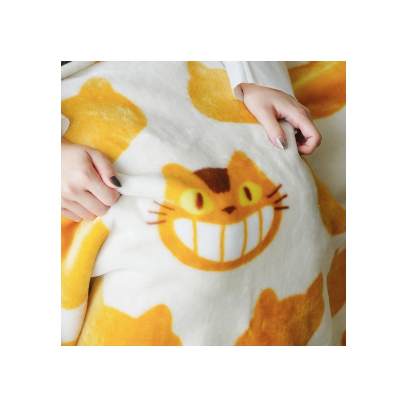 Household linen - Blanket Catbus Silhouette 100x140 cm - My Neighbor Totoro