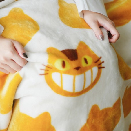 Linge de maison - Couverture Silhouette Chatbus 100x140 cm - Mon Voisin Totoro