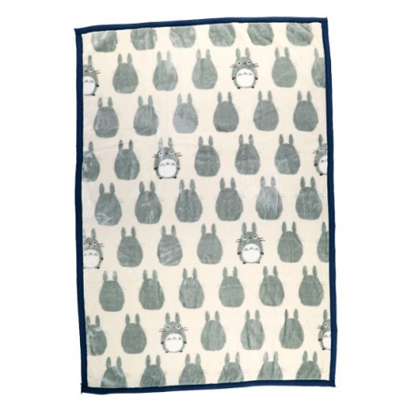 Household linen - Blanket Big Totoro Silhouette 100x140 cm - My Neighbor Totoro