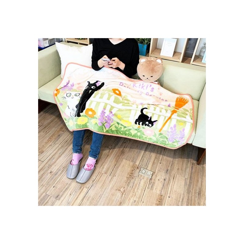 Ropa de hogar - Manta Jiji & Lily empalizada 80x150 cm - Mi vecino Totoro