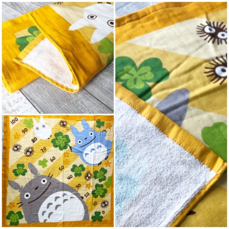 Household linen - Blanket Totoro clover 90x90 cm - My Neighbor Totoro