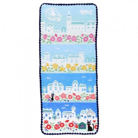 Household linen - Towel Streets of Paris 34x80 cm - Kiki's Delivery Service