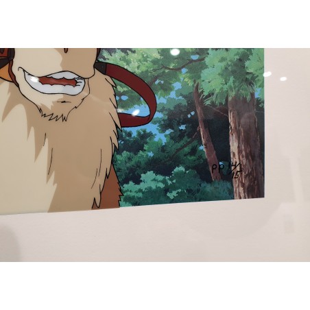 Cel Art - Studio Ghibli - CEL ART ASHITAKA GOES TO BATTLE - STUDIO GHIBLI