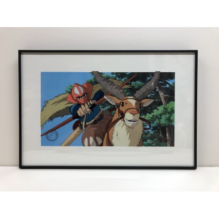 Cel Art - Studio Ghibli - CEL ART ASHITAKA GOES TO BATTLE - STUDIO GHIBLI