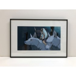 Celuloides de arte – Studio Ghibli - CELULOIDE DE ART SAN Y SUS HERMANOS LOBO - STUDIO GHIBLI
