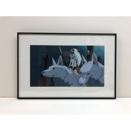 Cel Art - Studio Ghibli - CEL ART SAN AND HIS WOLF BROTHERS - STUDIO GHIBLI