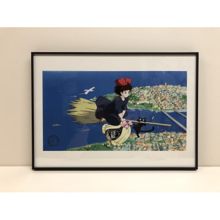 CELLULOID D'ART KIKI LIVRE UN CADEAU- STUDIO GHIBLI