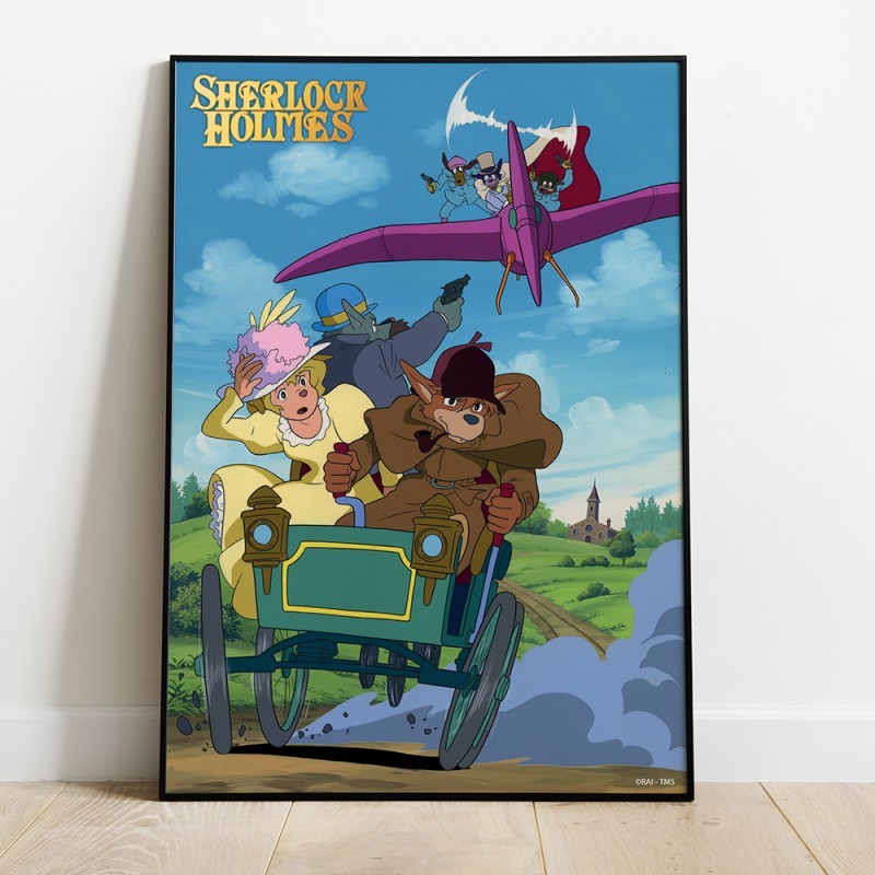 Wood Pannel - Wood Panel 01 - Sherlock vs Moriarty - Sherlock Hound