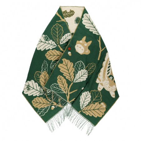 Outfits - Dark Green Stole Oak leaves - My Neighbor Totoro