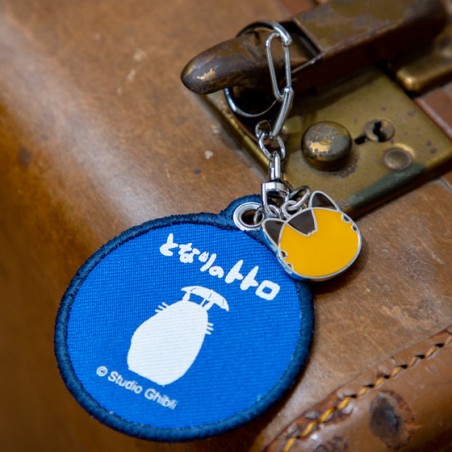 Keychains - Embroidery Keychain Bus Stop - My Neighbor Totoro