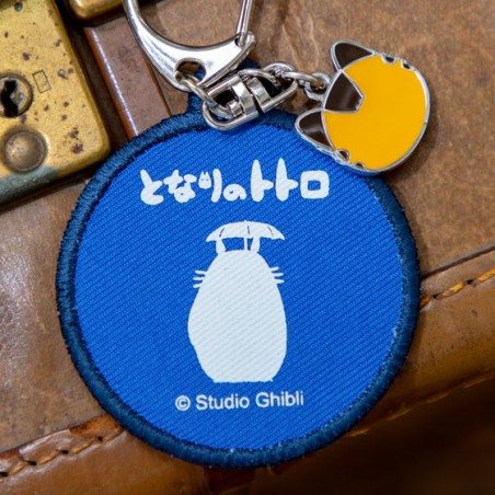 Keychains - Embroidery Keychain Bus Stop - My Neighbor Totoro