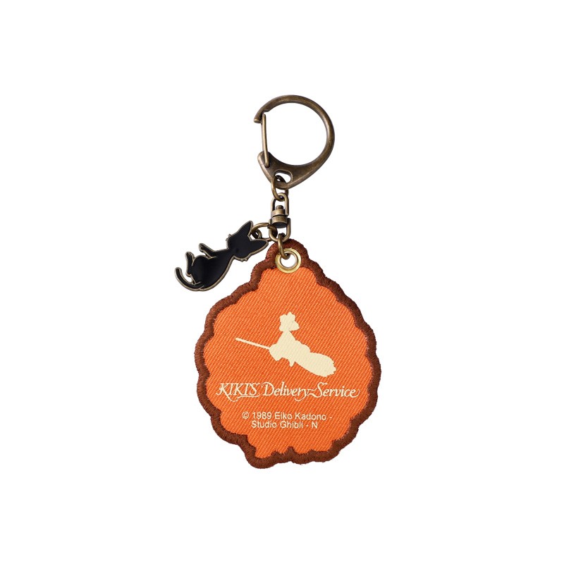 Porte-Clés - Porte-Clés broderie Couronne de pain - Kiki la petite sorcière