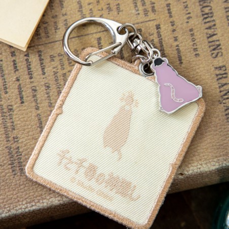 Keychains - Embroidery Keychain Train ticket - Sprited Away