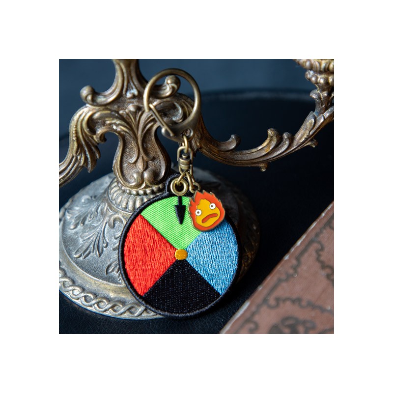 Keychains - Embroidery Keychain Magic colour disc - Howl's Moving Castle
