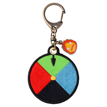 Keychains - Embroidery Keychain Magic colour disc - Howl's Moving Castle