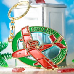 【Fiore】 URAGO X fi,ore Square keyring(数量限定）♥2C Gold Flower Power Ring - Hello My Love