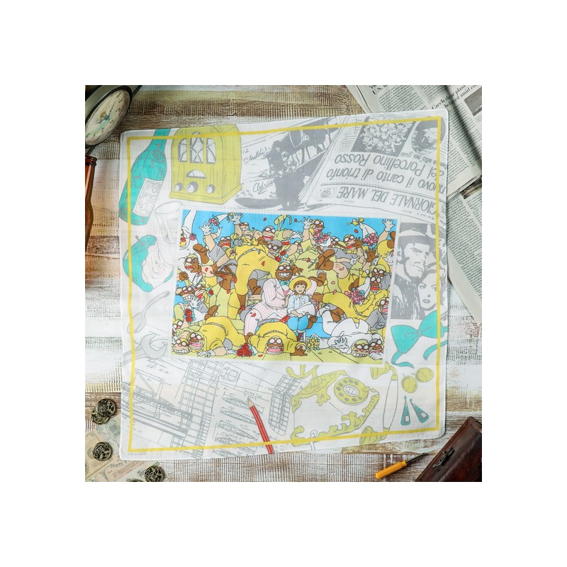 Outfits - Handkerchief Souvenir photo 53x53cm - Porco Rosso