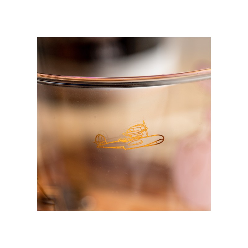 Kitchen and tableware - Decorated glass Marco & Gina - Porco Rosso