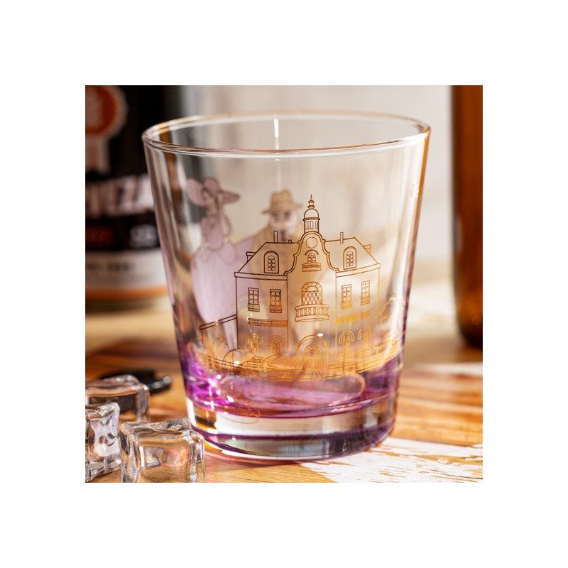 Kitchen and tableware - Decorated glass Marco & Gina - Porco Rosso