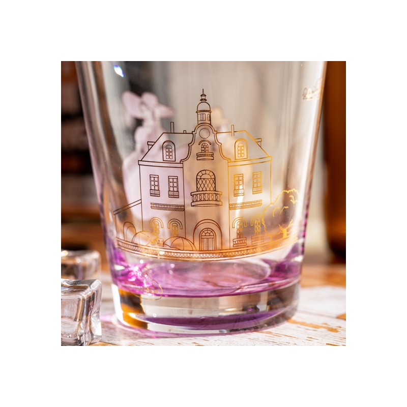 Kitchen and tableware - Decorated glass Marco & Gina - Porco Rosso