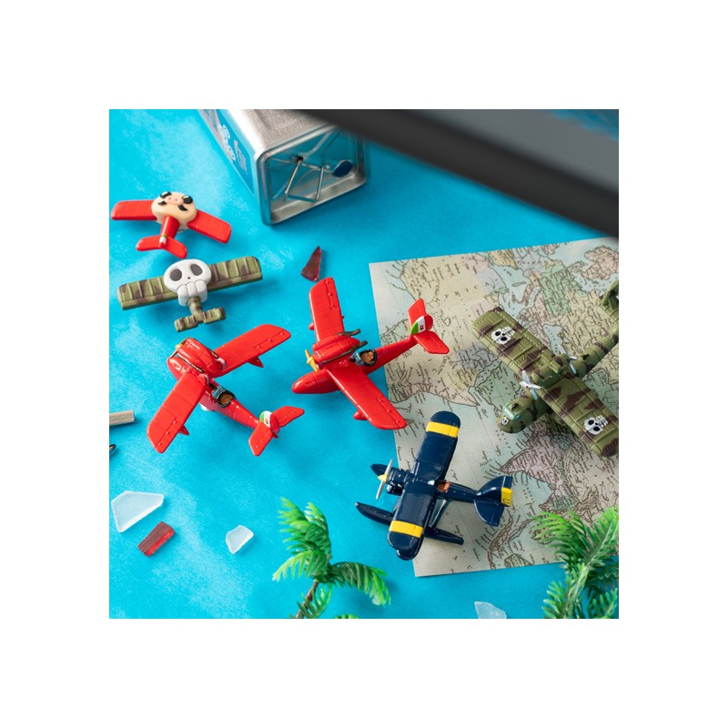 Figurines - Collection Seaplane Assorted 6 Magnets - Porco Rosso